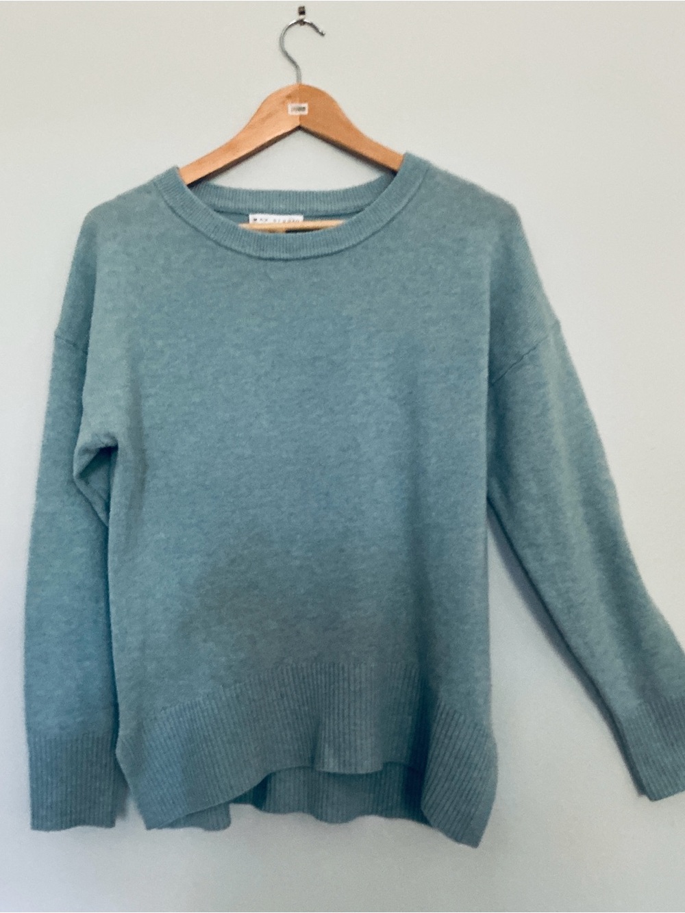 CASHMERE MAX STUDIO Powder blue ladies pullover cashmere sweater  sz L